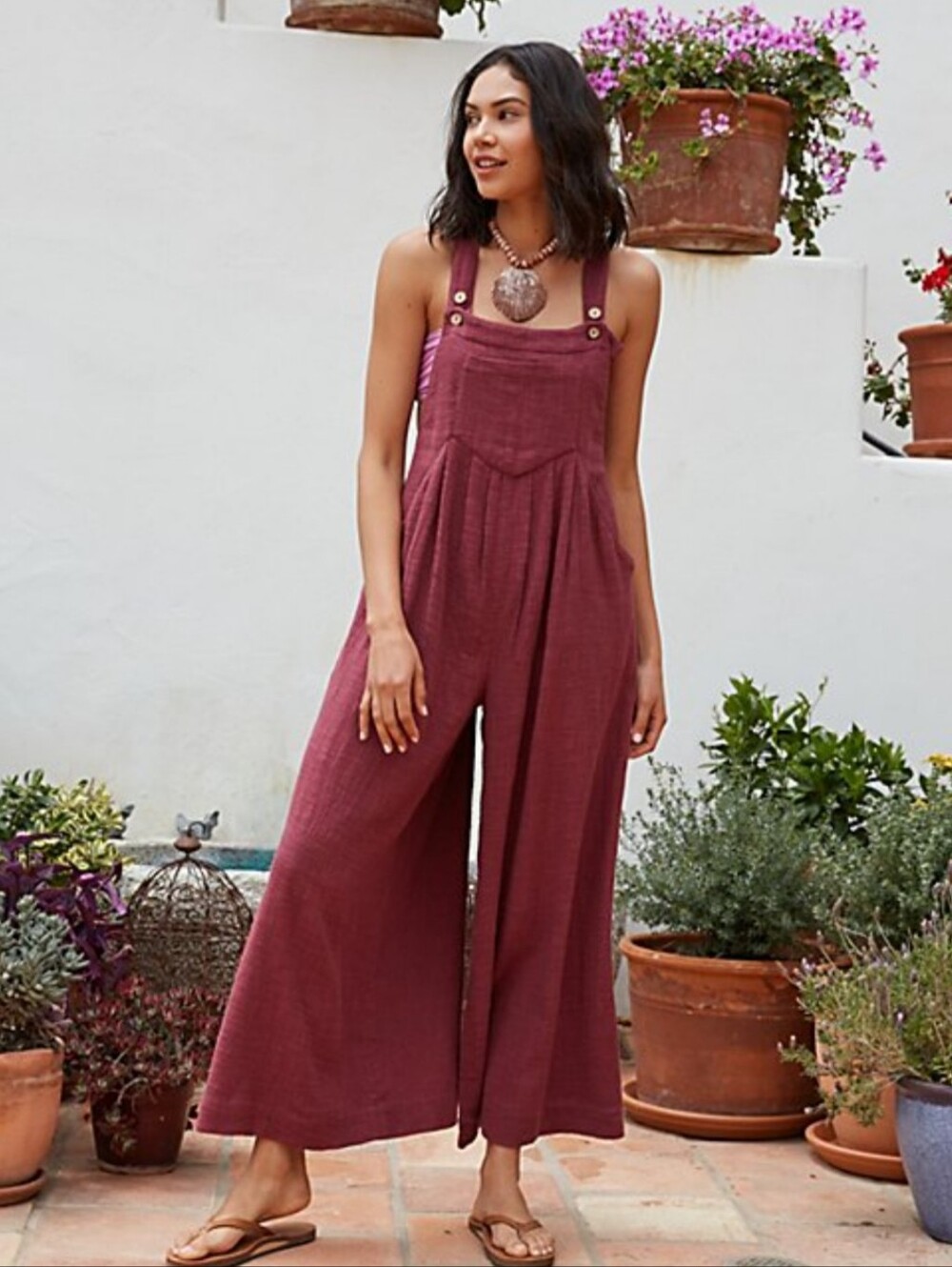 Free People Sun-Drenched Overalls In Bayou - Picture 15 of 15